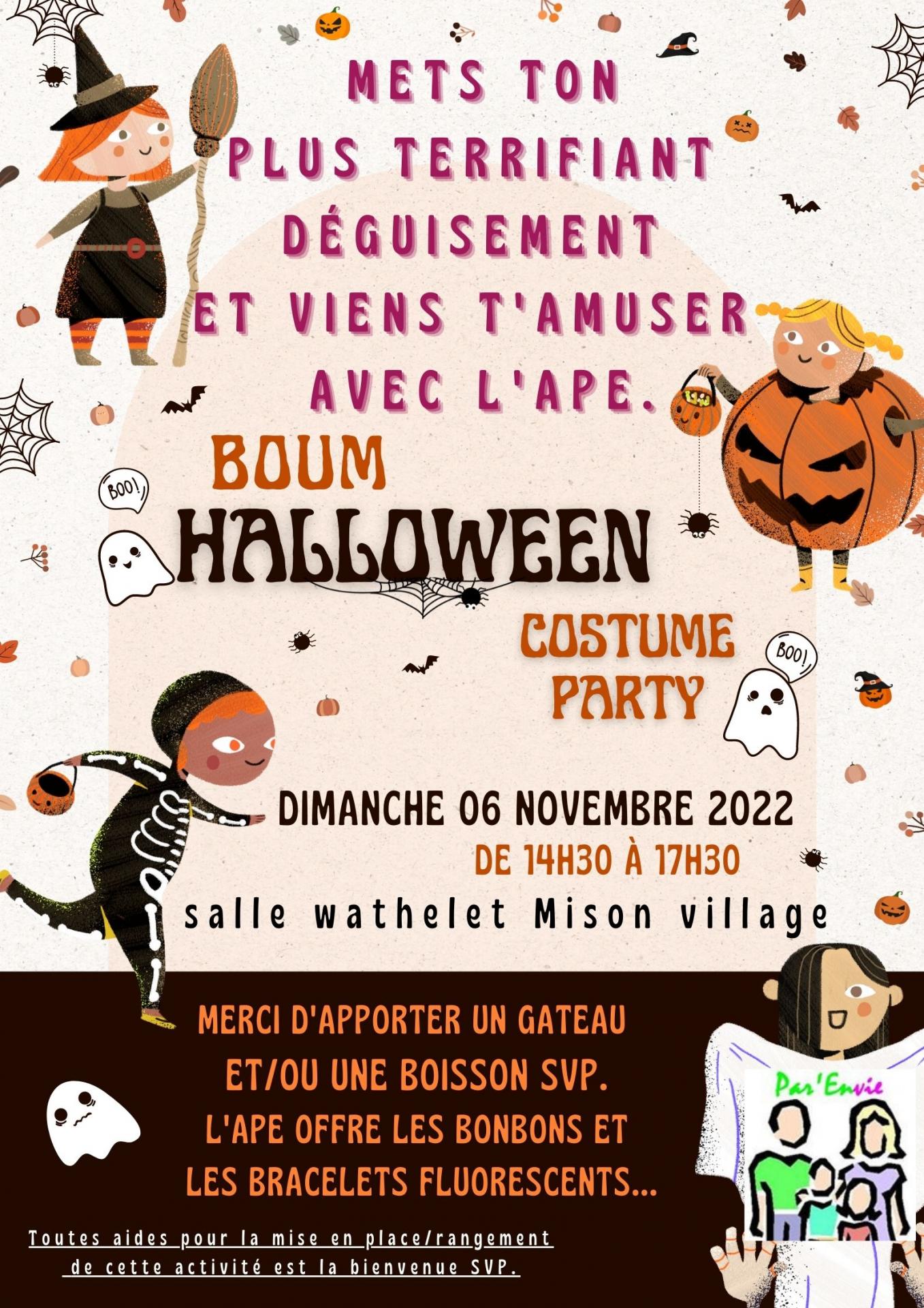 Affiche halloween 2022 ape