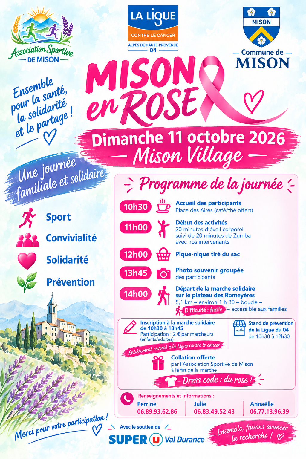Affiche mison en rose
