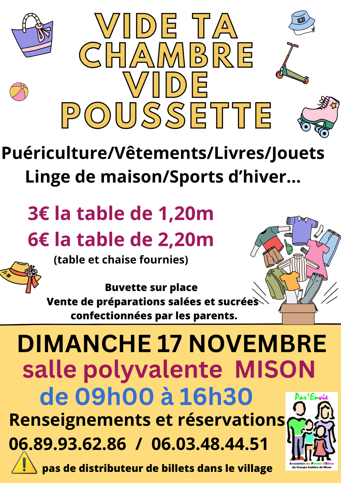 Affiche vide ta chambre ape