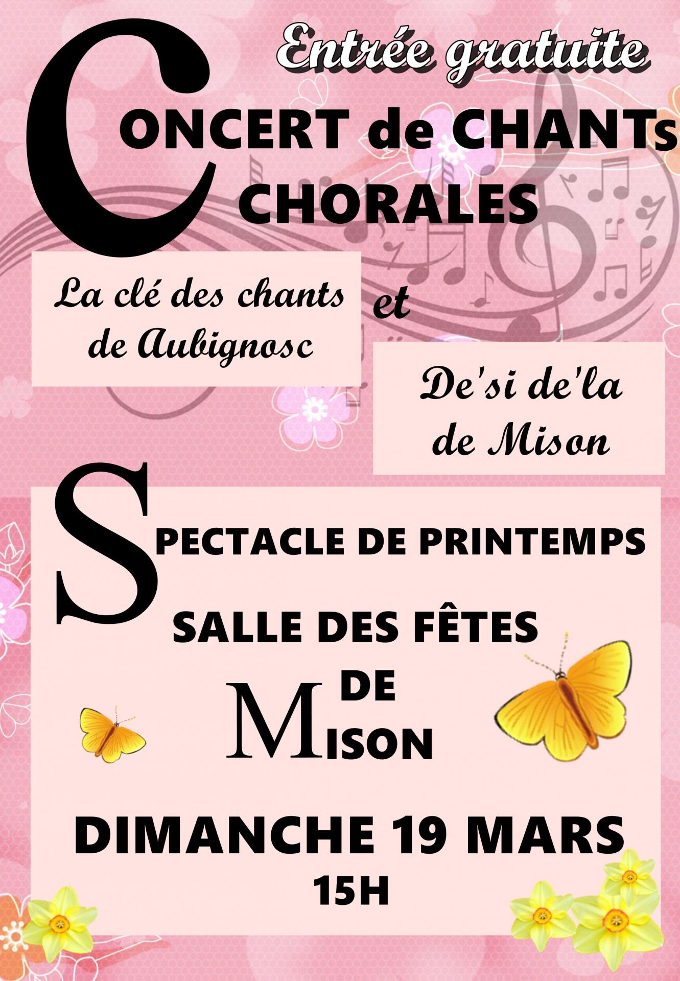 Chorale 19 mars