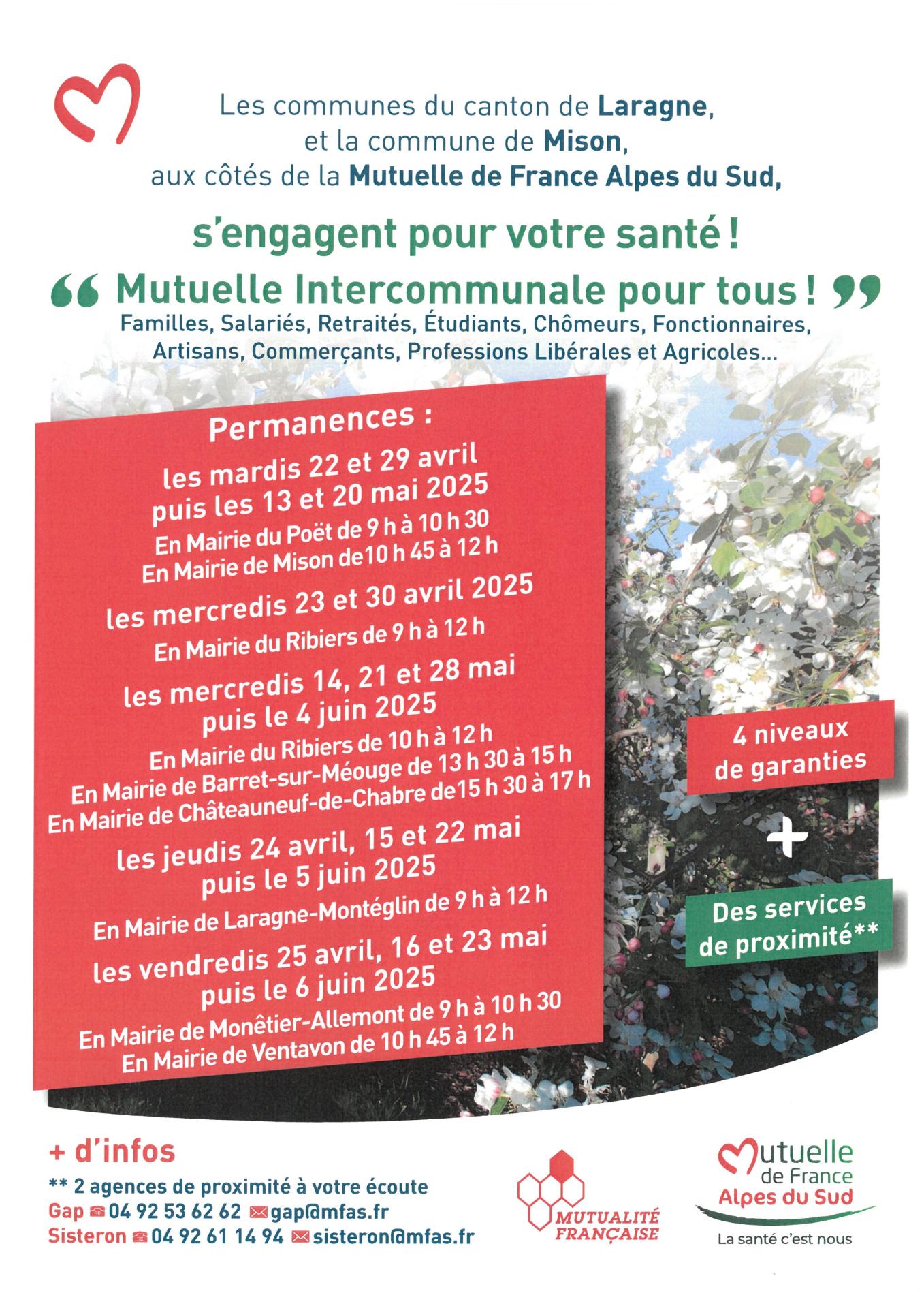 Mutuelle permanences